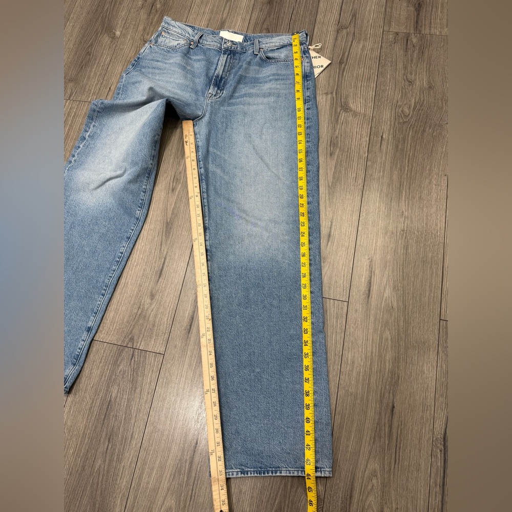 NWT Mother Jeans The Dodger Skimp Cuff in Leap of Faith Sz 32 - Picture 9 of 15